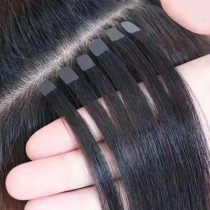 Invisible Tape In Extensions Real Hair - شريط صغير وصلات شعر شريط طبيعي