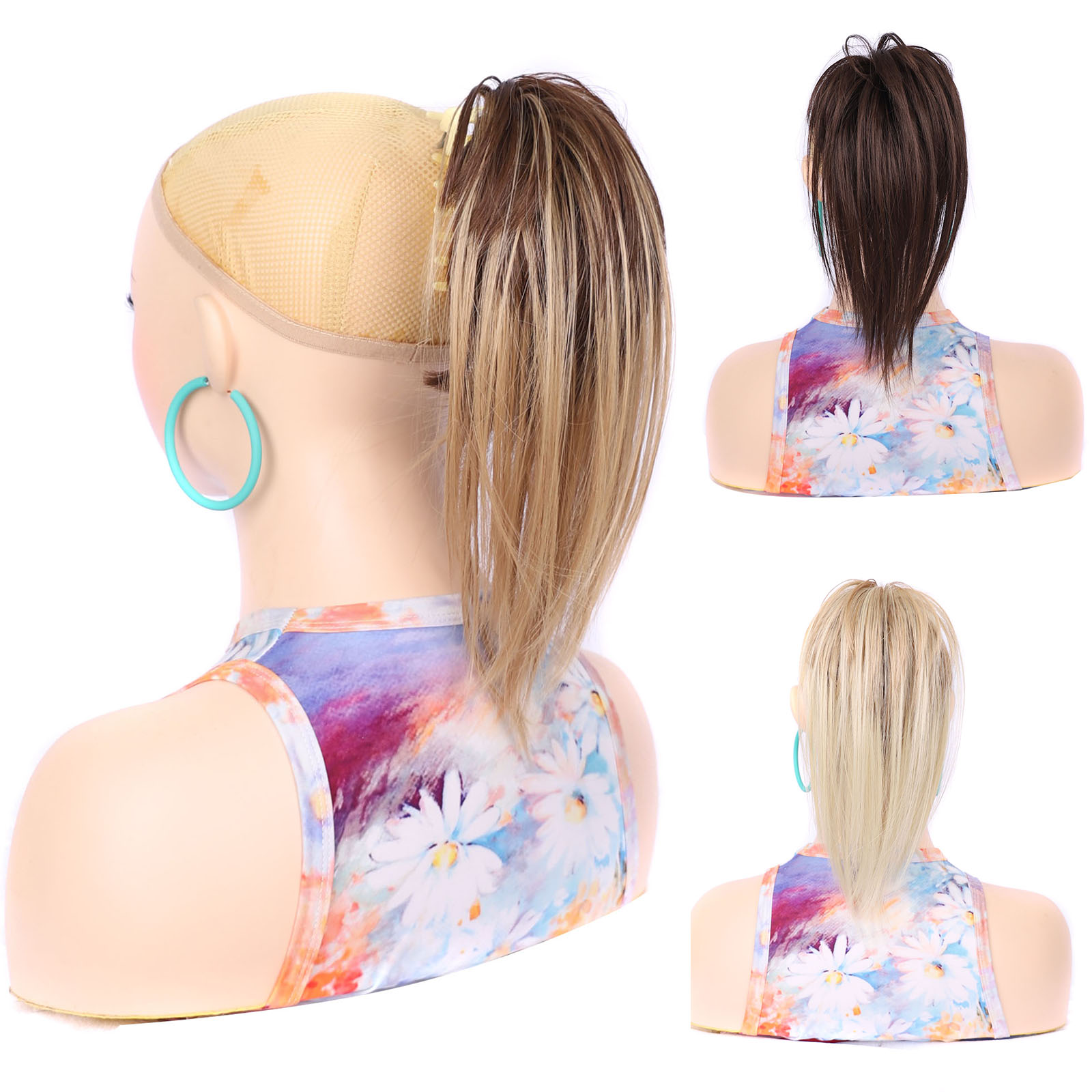 وصلات شعر صناعية بمشبك مخلبي ع - مراجعة Claw Clip Messy Bun Hair Piece وسعره