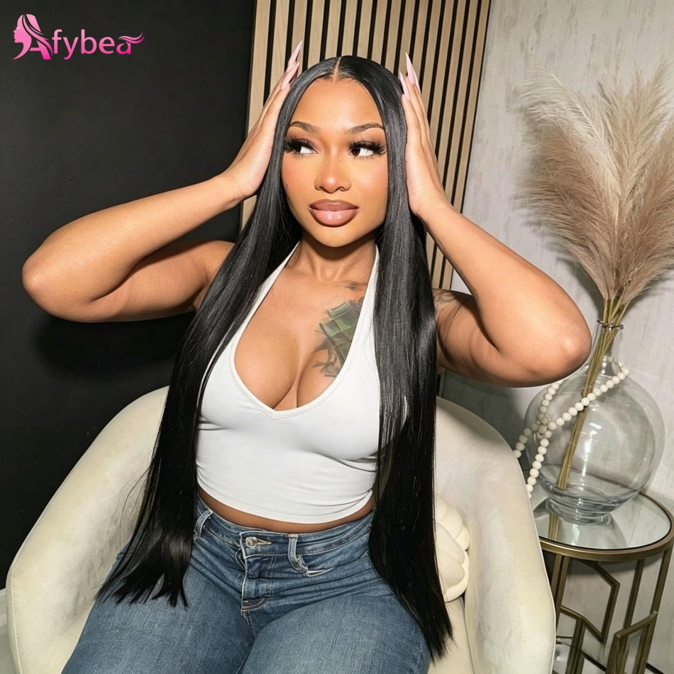شعر مستعار بشري طبيعي مستقيم ب - مراجعة Lace Front Wigs وسعره