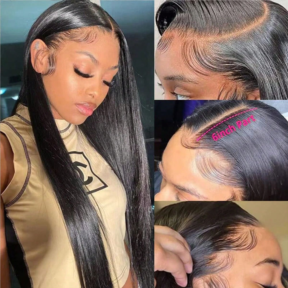 شعر مستعار أمامي من الدانتيل ب - مراجعة Hd Lace Frontal Wig Human Hair Pre Plucked وسعره