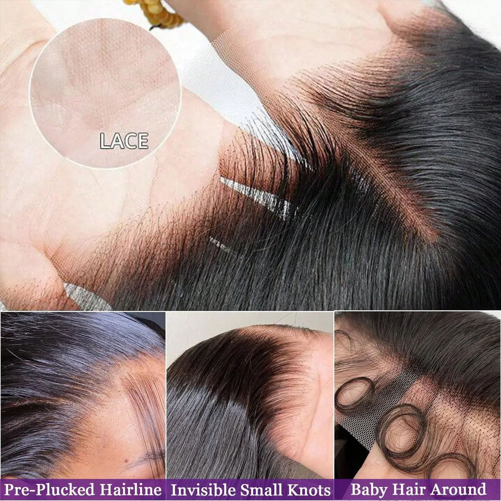 شعر مستعار أمامي من الدانتيل ب - مراجعة Hd Lace Frontal Wig Human Hair Pre Plucked وسعره