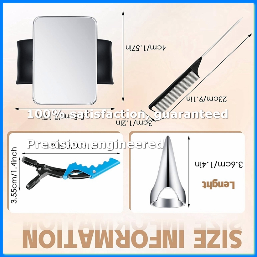 8 قطع من حلقات تقسيم الشعر، 6  - مراجعة Hair Clips وسعره