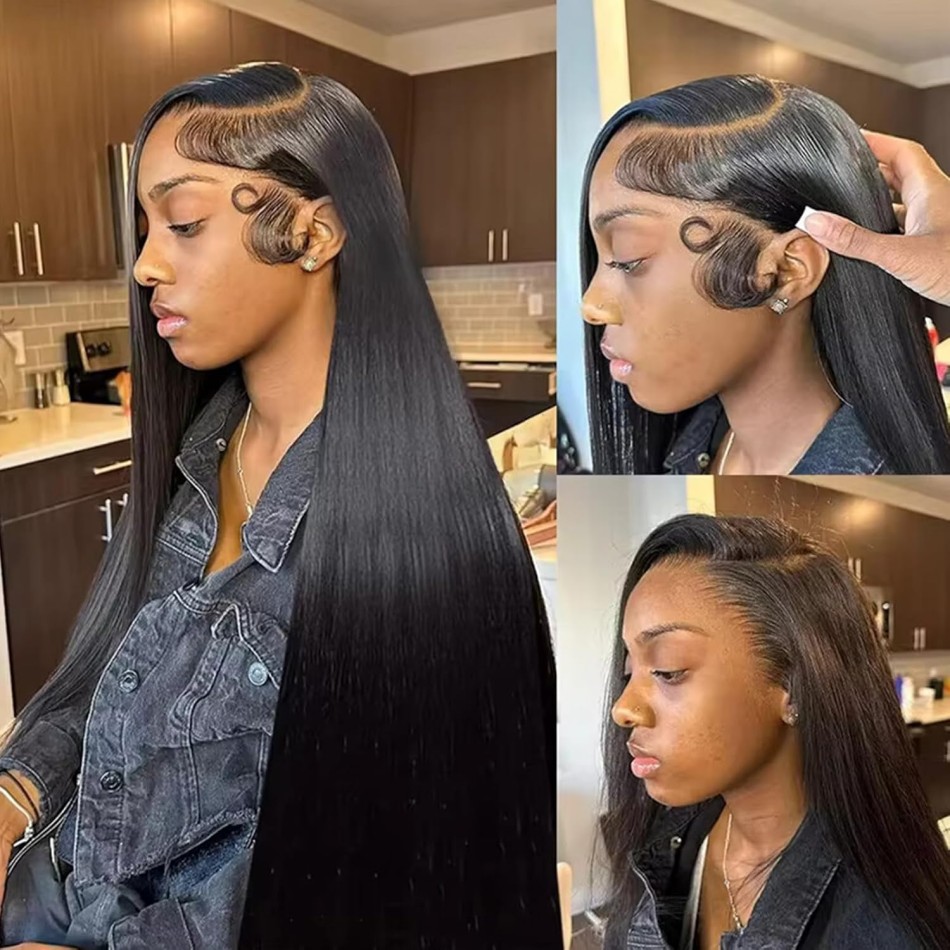 شعر مستعار بشري مستقيم بطول 40 - مراجعة Human Hair Wigs وسعره