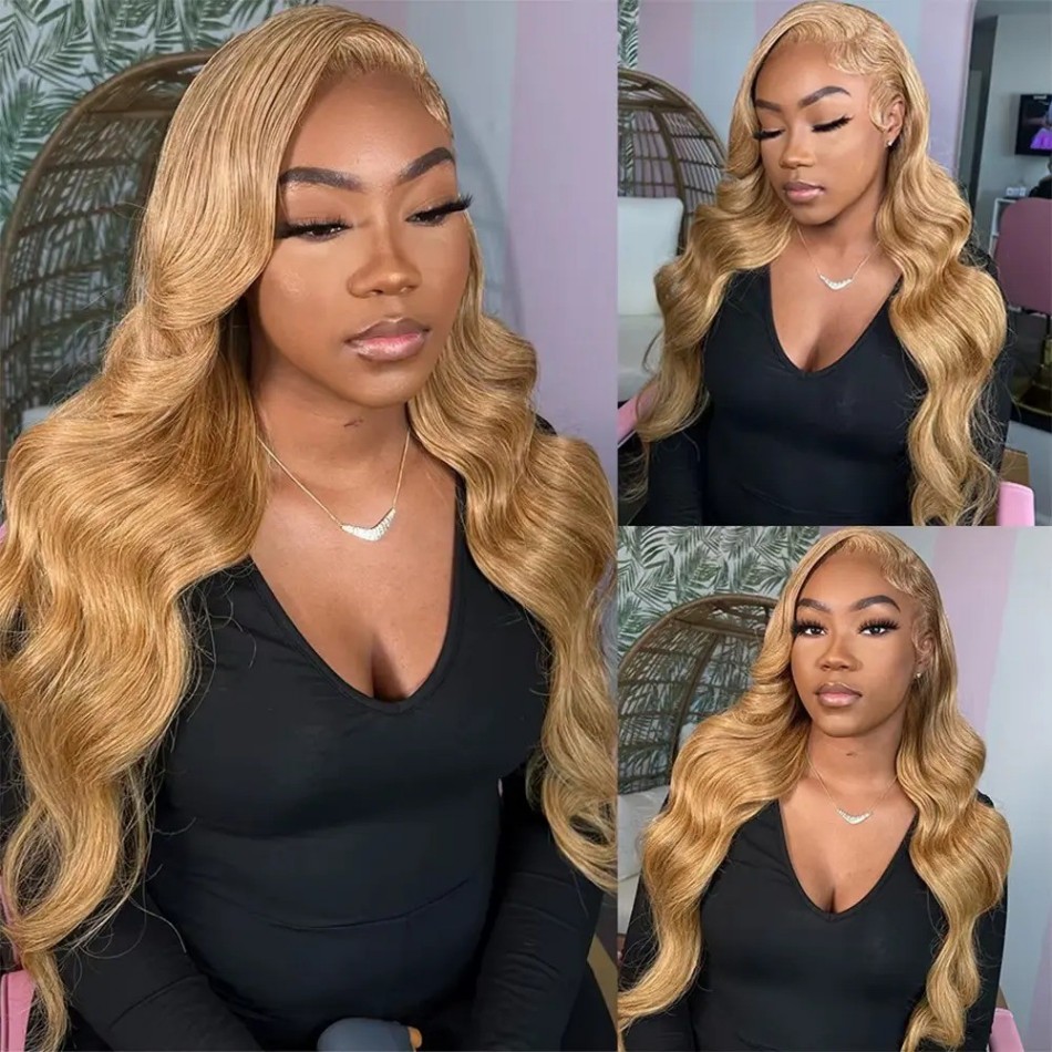 باروكة شعر طبيعي بلون العسل، م - مراجعة Hd Lace Frontal Wig Human Hair Pre Plucked وسعره