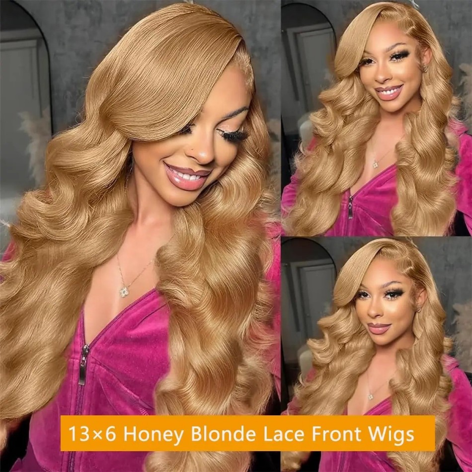 باروكة شعر طبيعي بلون العسل، م - مراجعة Hd Lace Frontal Wig Human Hair Pre Plucked وسعره