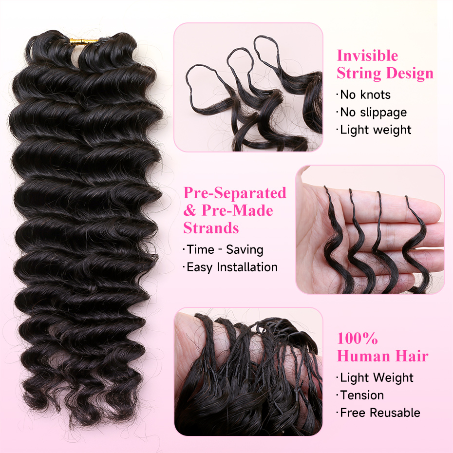 شعر طبيعي مموج عميق بتقنية الك - مراجعة Hair Bundles وسعره