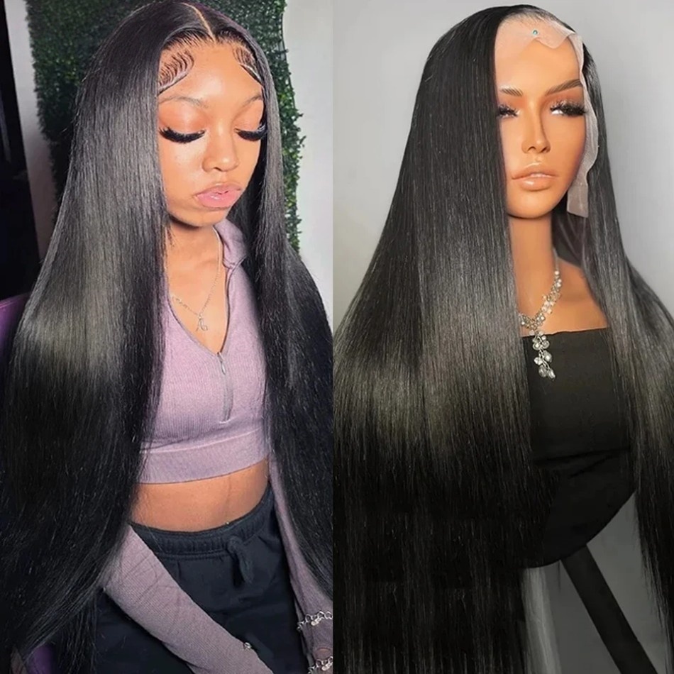 باروكة شعر بشري مستقيم بدون غر - مراجعة Human Hair Wigs وسعره